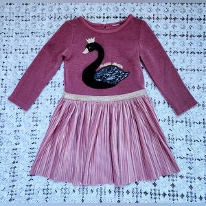 Palomino black swan dress